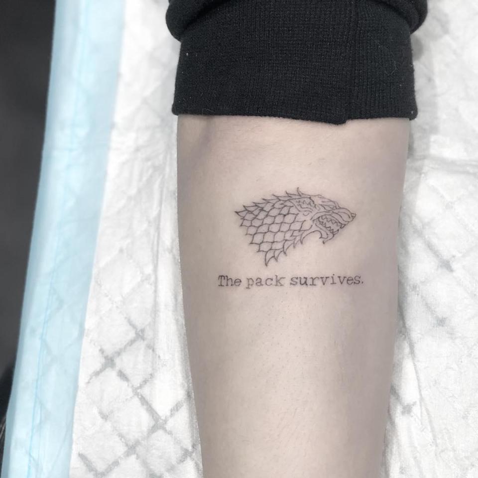  Game of Thrones fans are convinced that Sophie Turner's latest cryptic tattoo is a spoiler for the finale season