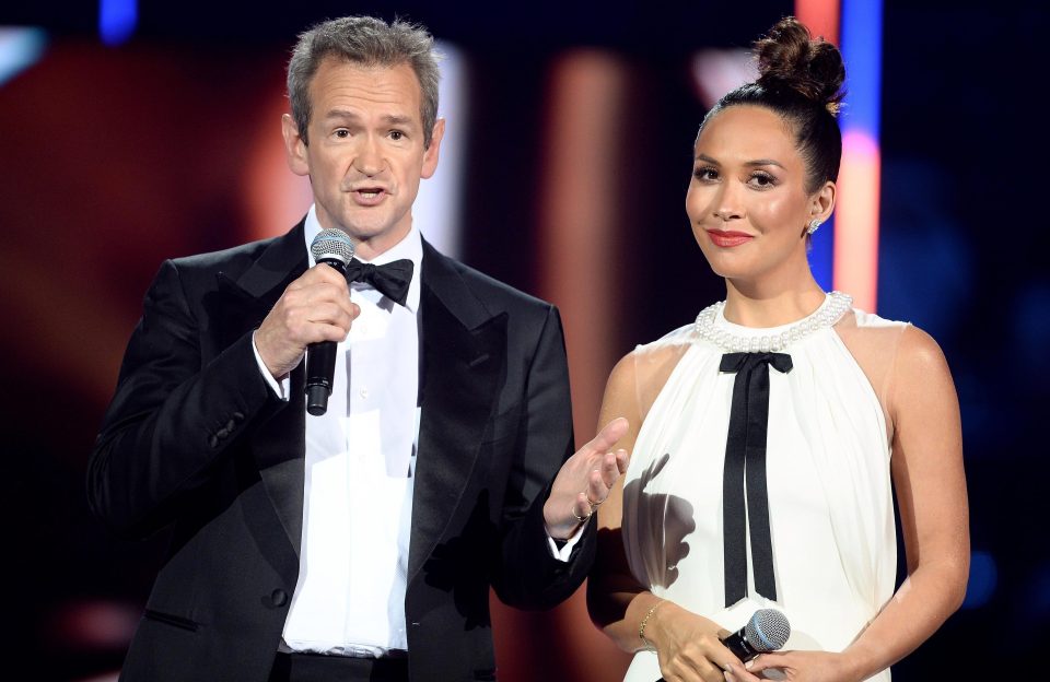  Alexander Armstrong, left and Myleene Klass, right, host the Classic Brit Awards 2018