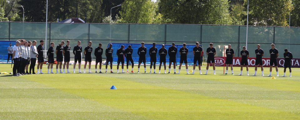  England footballers took time out to remember all those who lost their lives in the Grenfell Tower fire