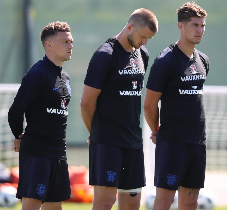  Kieran Trippier, Eric Dier and John Stones put training on hold to remember those who lost their lives in one of London's worst ever disasters