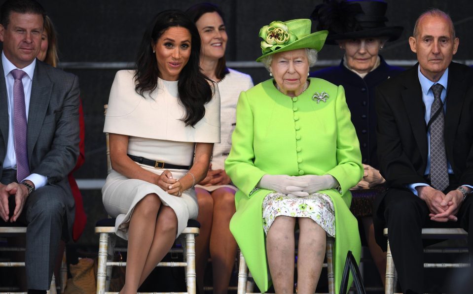  Meghan Markle chatted happily to the Queen after the pair travelled overnight by Royal Train together