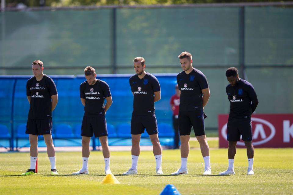  England paid a touching tribute to those who died in the Grenfell fire