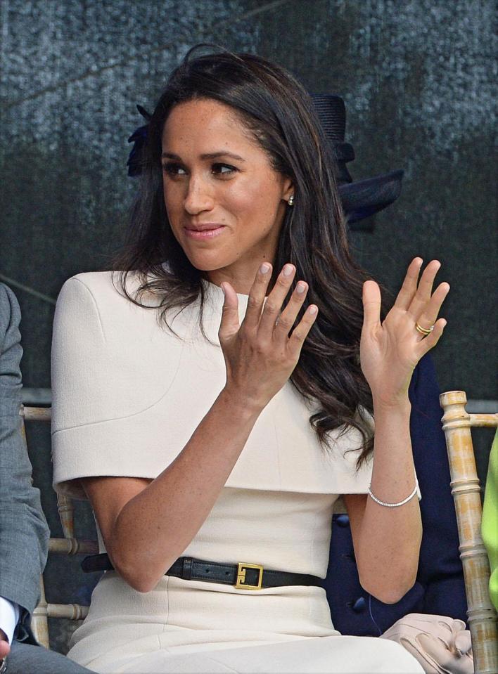  Meghan claps as the Mesey Gateway Bridge was today opened