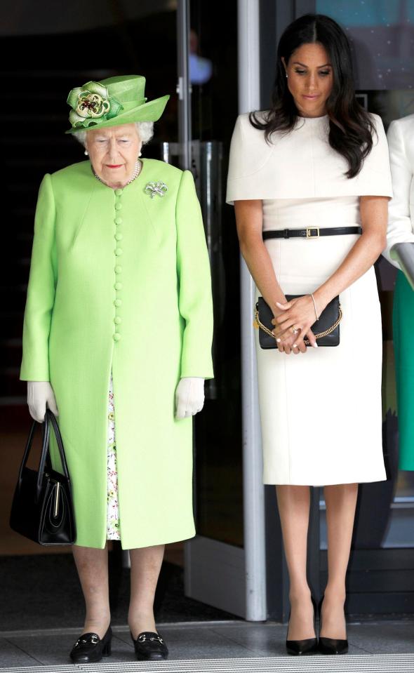  The Queen and the Duchess of Sussex pay their respects to the victims of the Grenfell Tower fire in Chester today