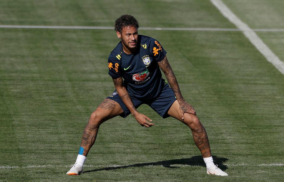  The 26-year-old scored in Brazil's last warm-up game against Austria