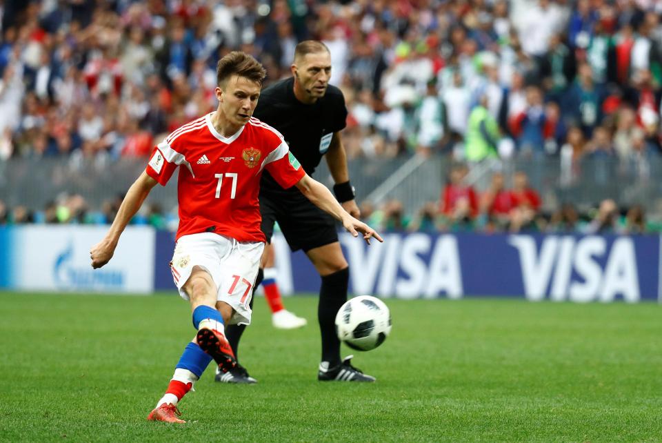  Aleksandr Golovin has been outstanding for Russia