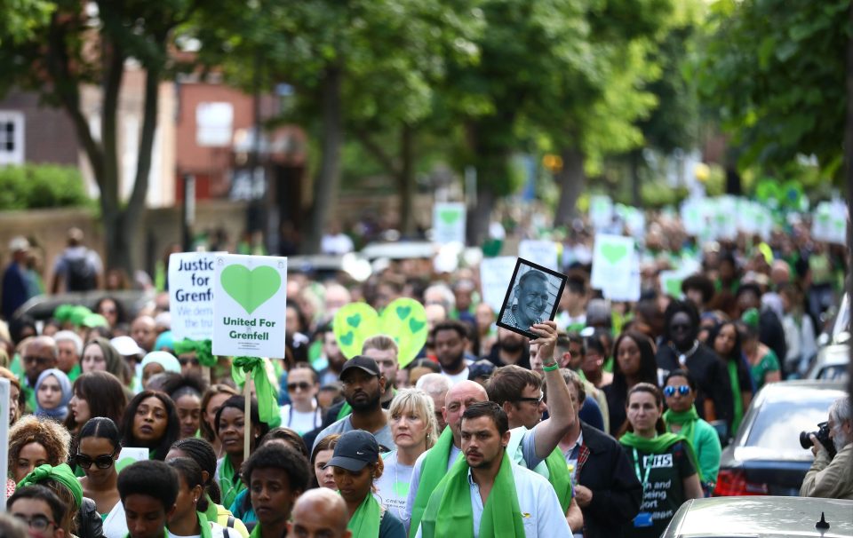  People lined the streets in West London