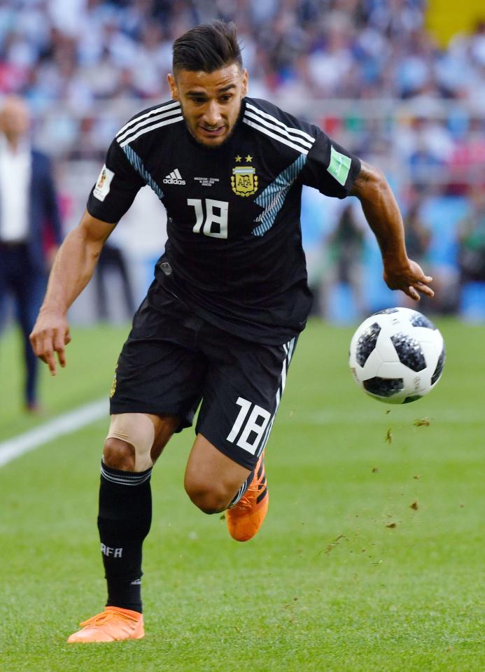  Eduardo Salvio, 27,  is expected to line up against Croatia