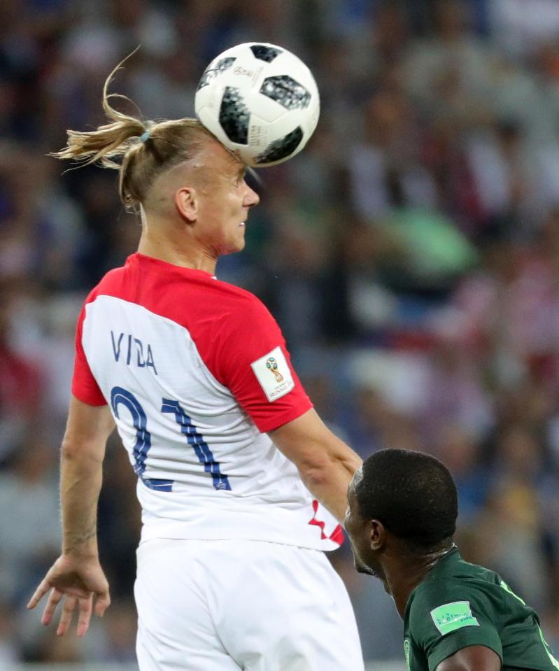  Domagoj Vida has been criticised on Twitter for his haircut