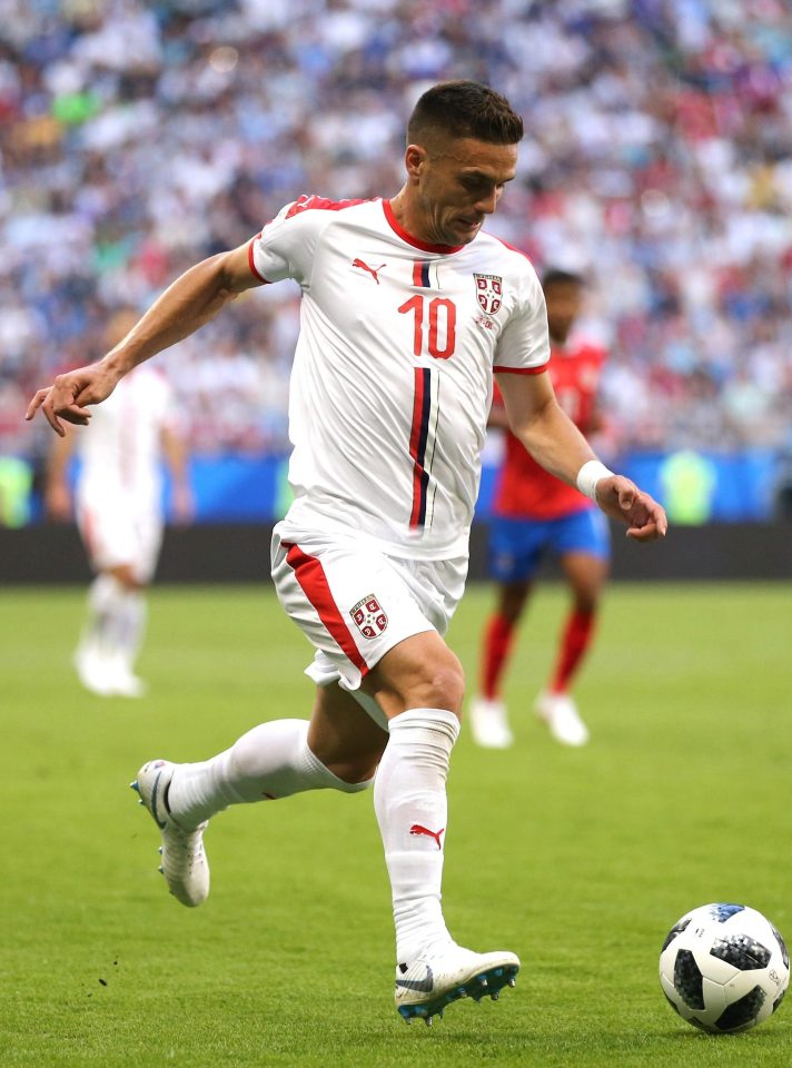  Dusan Tadic is currently at the World Cup, playing for Serbia