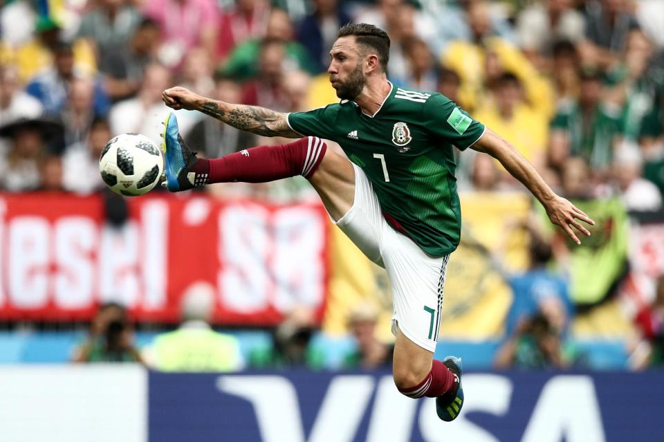  Miguel Layun could be on the move to the Emirates for as little as £5.5million