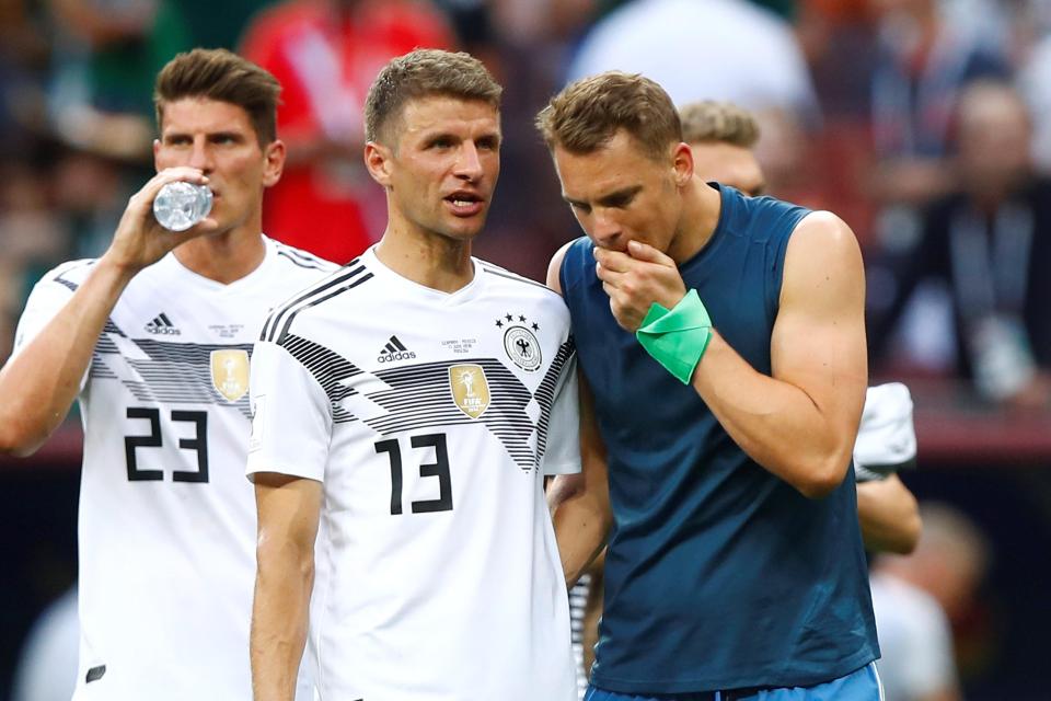  Thomas Muller and Manuel Neuer have addressed the problems and rumours around Germany