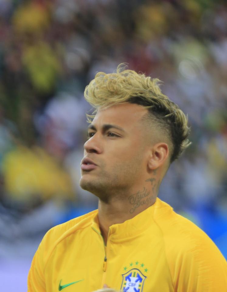  Neymar's haircut was compared to a bowl of spaghetti