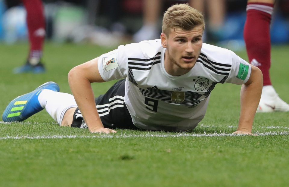  Timo Werner failed to score for Germany despite a few half chances