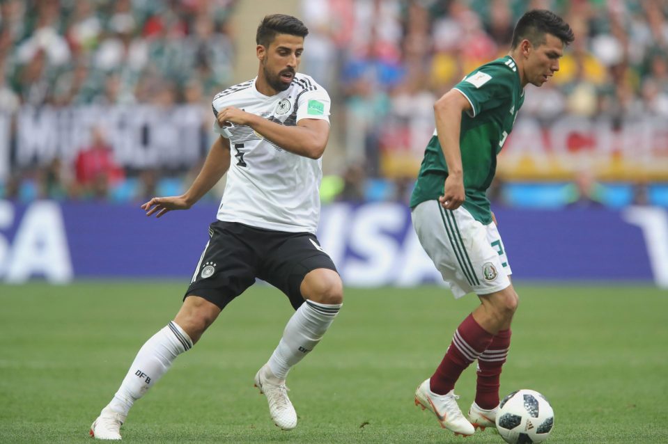  Sami Khedira struggled in Germany's defeat to Mexico