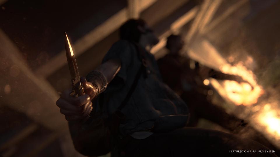  When you stab someone in The Last of Us Part Two, expect it to get very messy