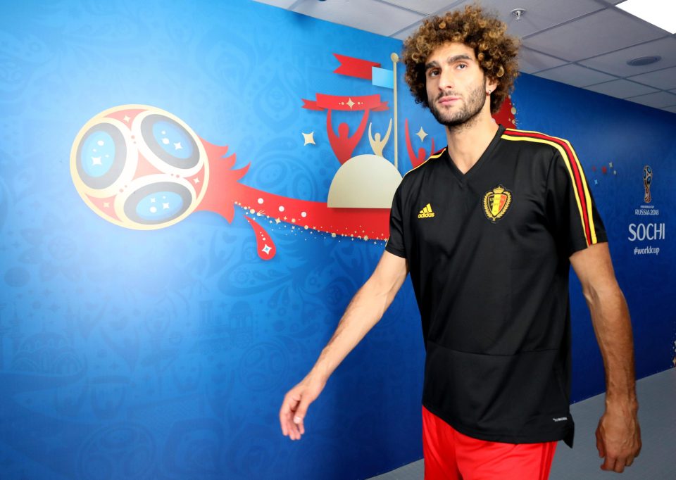  Fellaini is currently on World Cup duty with Belgium in Russia