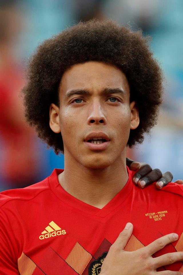  Axel Witsel throws it back to the 70s with a big afro