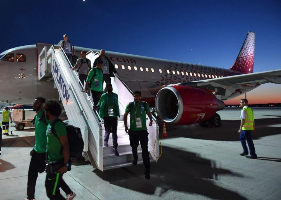  The squad got off the plane safely following the fire drama