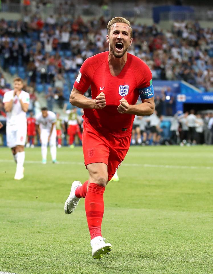  Panama hat-trick hero Harry Kane celebrates after bagging goal against Tunisia at the World Cup