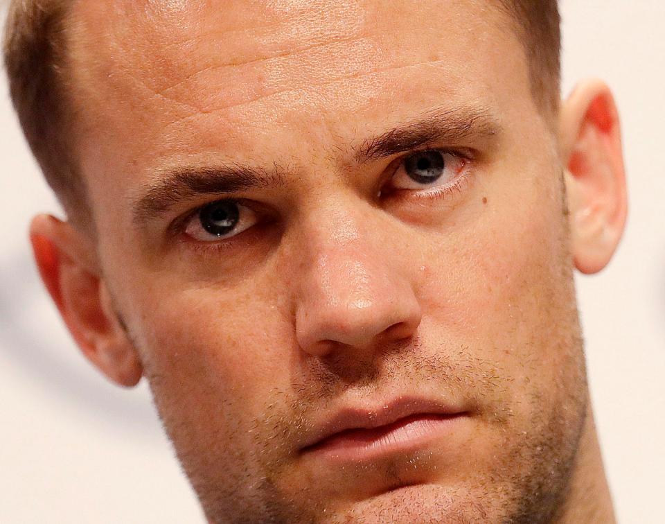  Manuel Neuer was not happy with the way his side played against Mexico