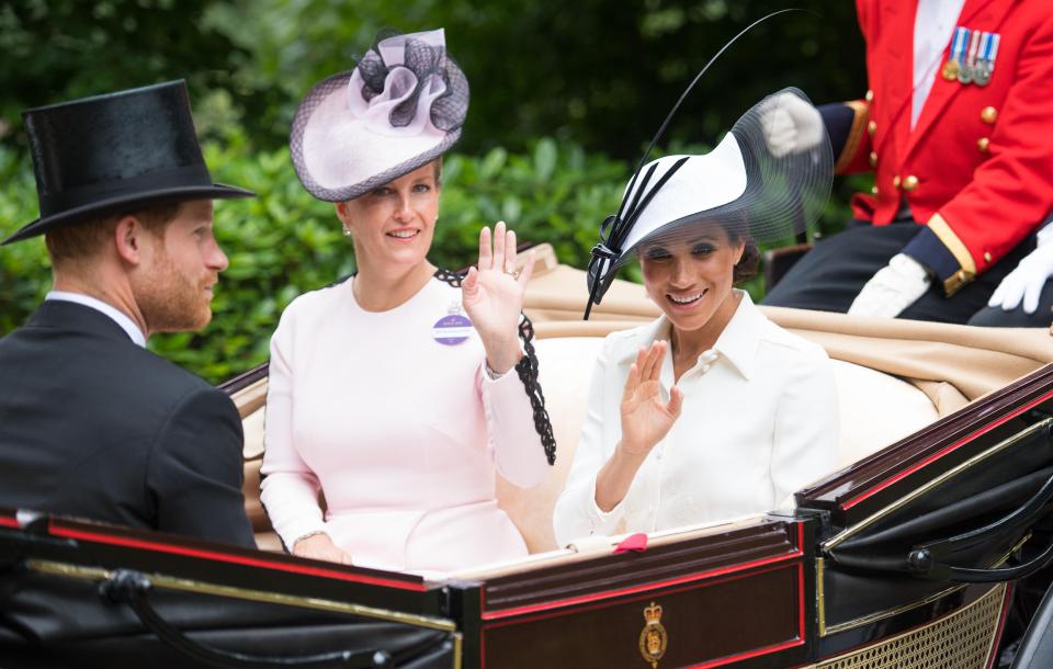  Meghan dazzles at her first Ascot wearing another Givenchy outfit