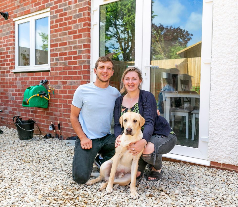  The couple weren't keen on renting because they wanted somewhere that would let them have pets