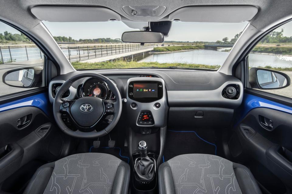  Not much has changed inside the Aygo