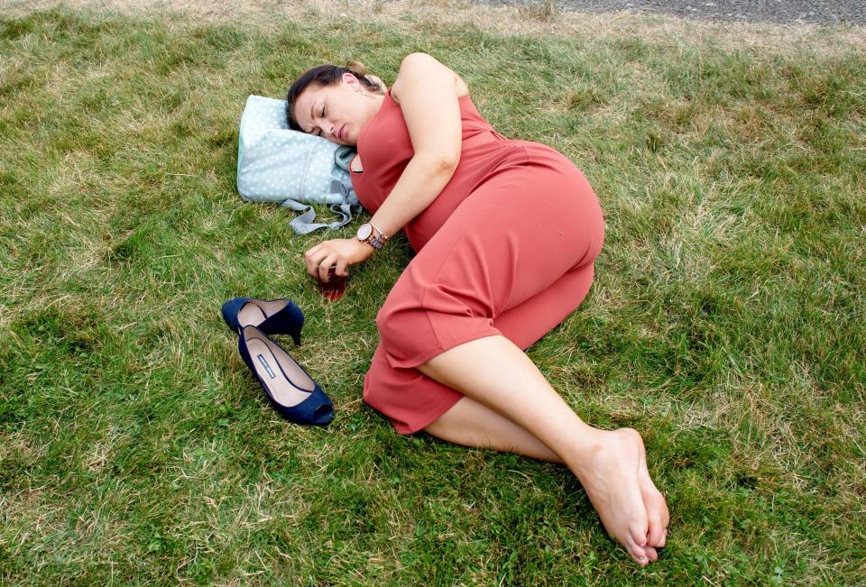  Some racegoers found the festivities too much to bear