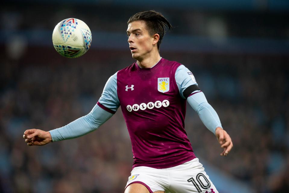  Aston Villa value Jack Grealish at £40million but Tottenham are attempting to drive the price down