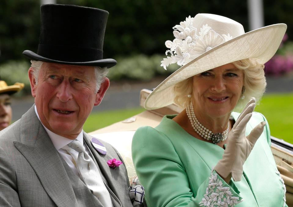  Charles and Camilla followed The Queen in the second carriage