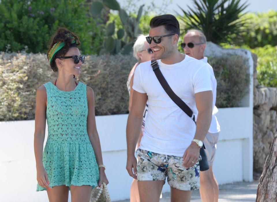  Mark and Michelle looked in love as they enjoyed their Spanish stroll