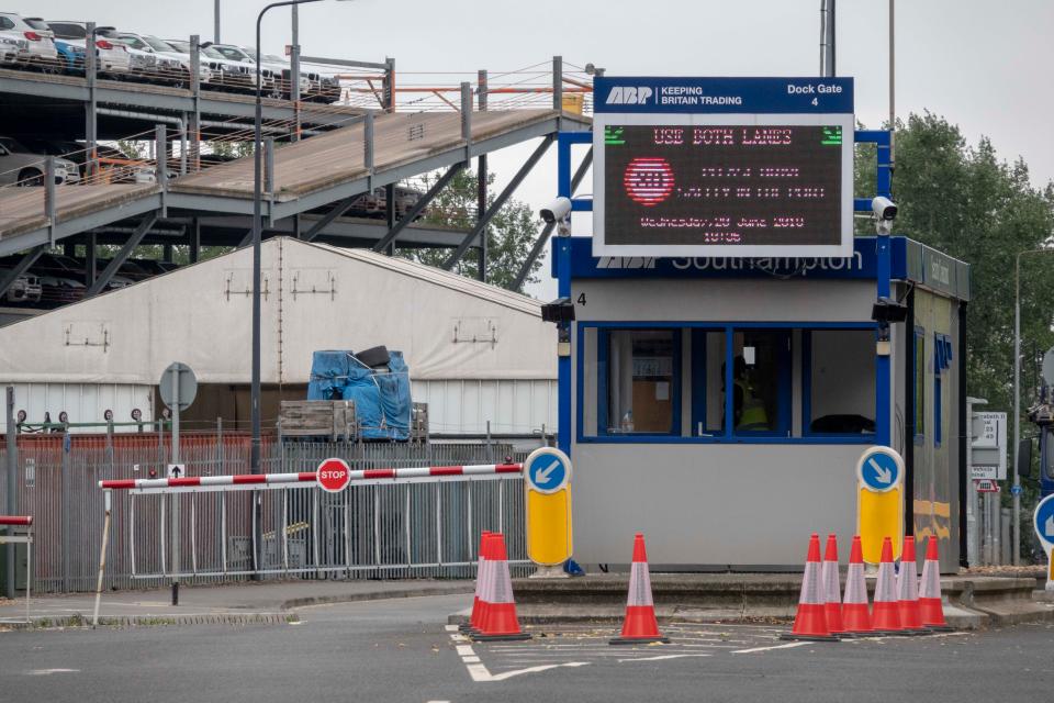  A security barrier remained open and the team was not challenged despite changing into their disguises including cargo loaders’ outfits and hi-vis jackets in a car park