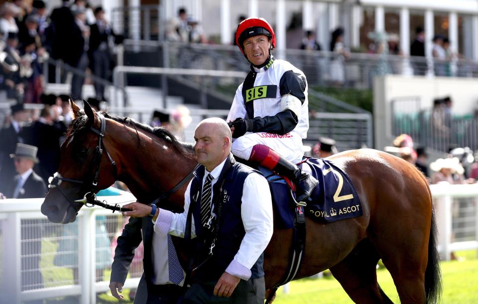  Dettori would have been expecting another big winner aboard 2-5 favourite Cracksman in the Prince Of Wales's Stakes