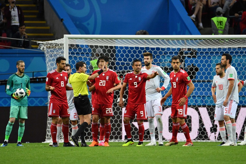 Iran’s players waited for VAR before discovering they had not scored