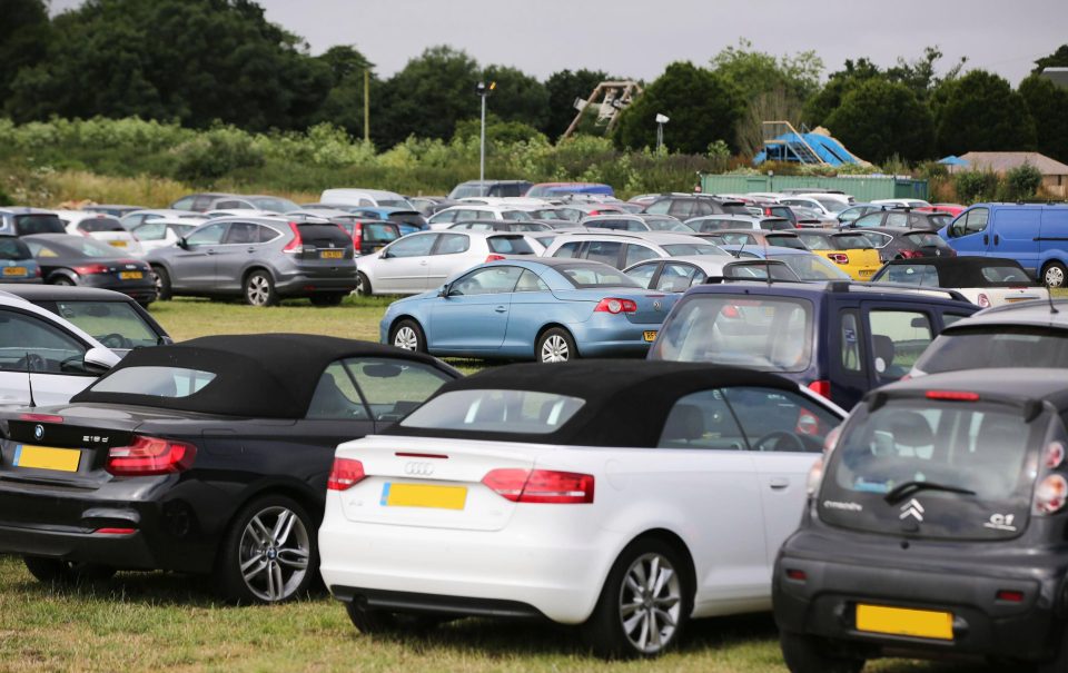  Hundreds of cars were parked with the parking firm at Bournemouth