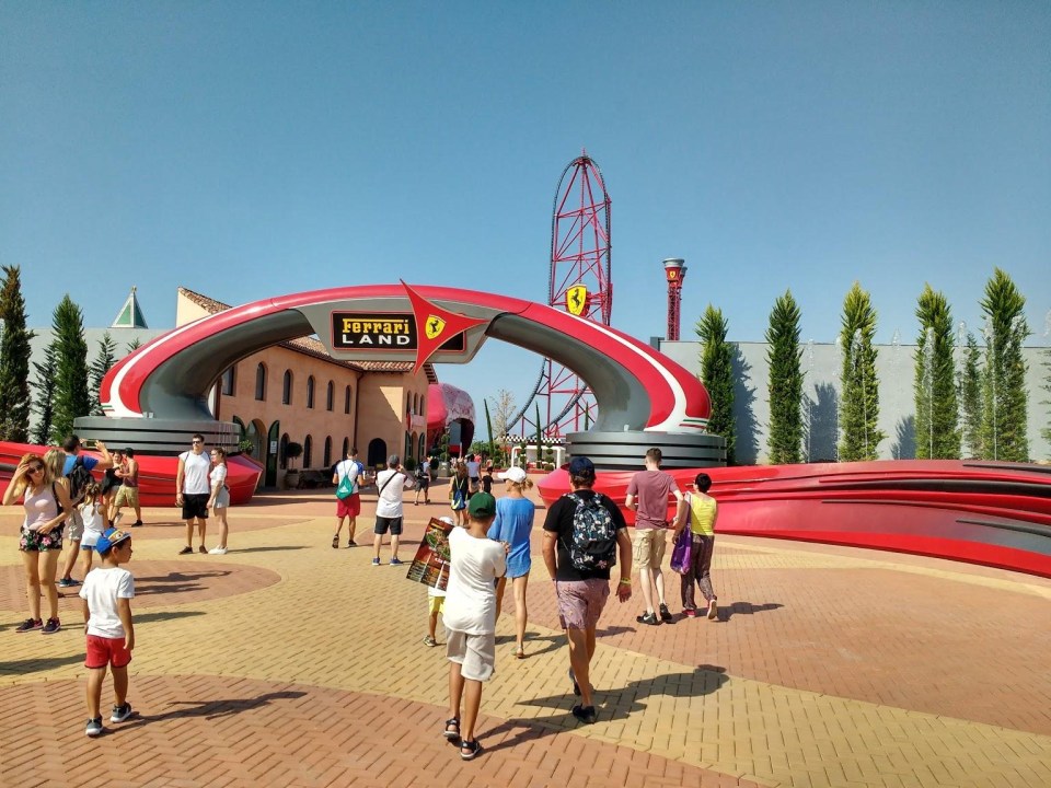 Safety is paramount at Ferrari Land in Portaventura a family theme park in Spain