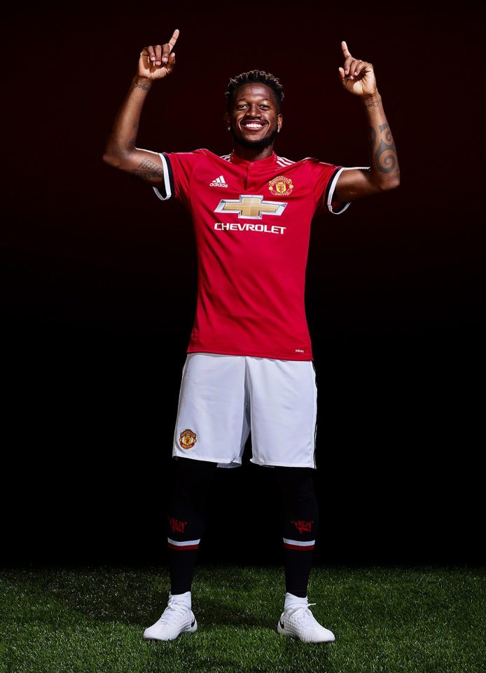  Midfielder Fred says he has always imagined playing at the Theatre of Dreams for the home side