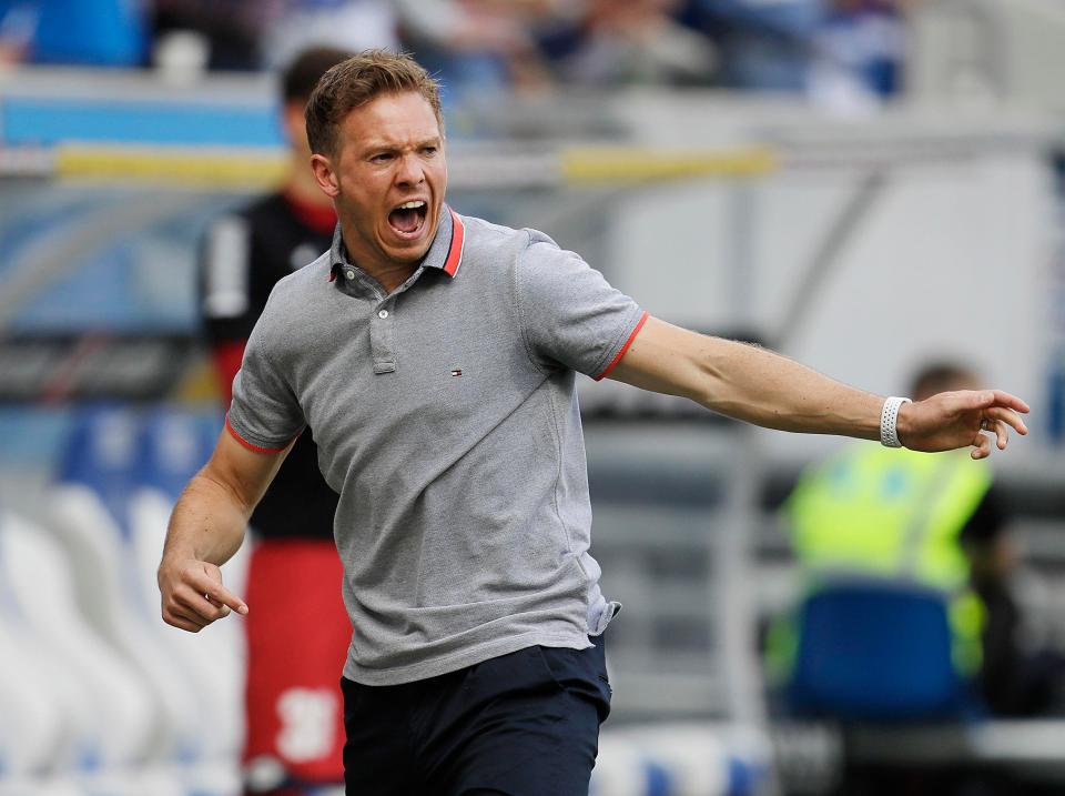  Julian Nagelsmann has finished fourth and third in his only two full seasons in charge of Hoffenheim