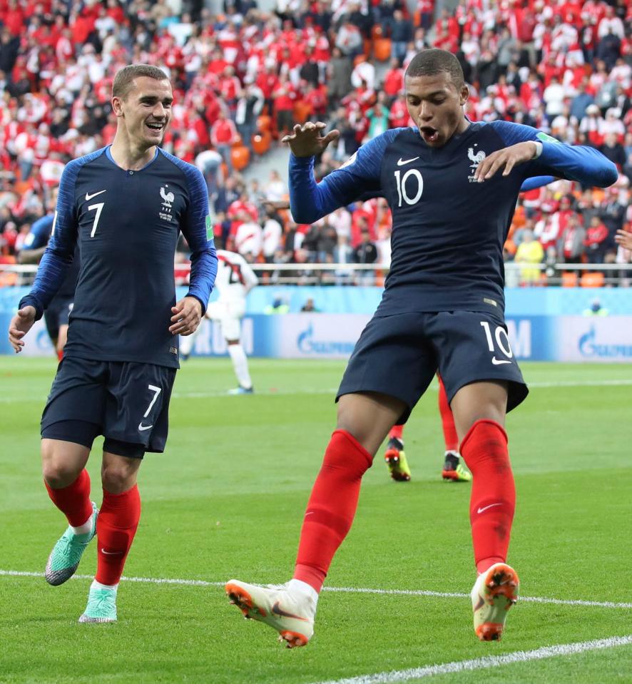  Kylian Mbappe proved the difference between France and Peru - and became a record-breaker in the process