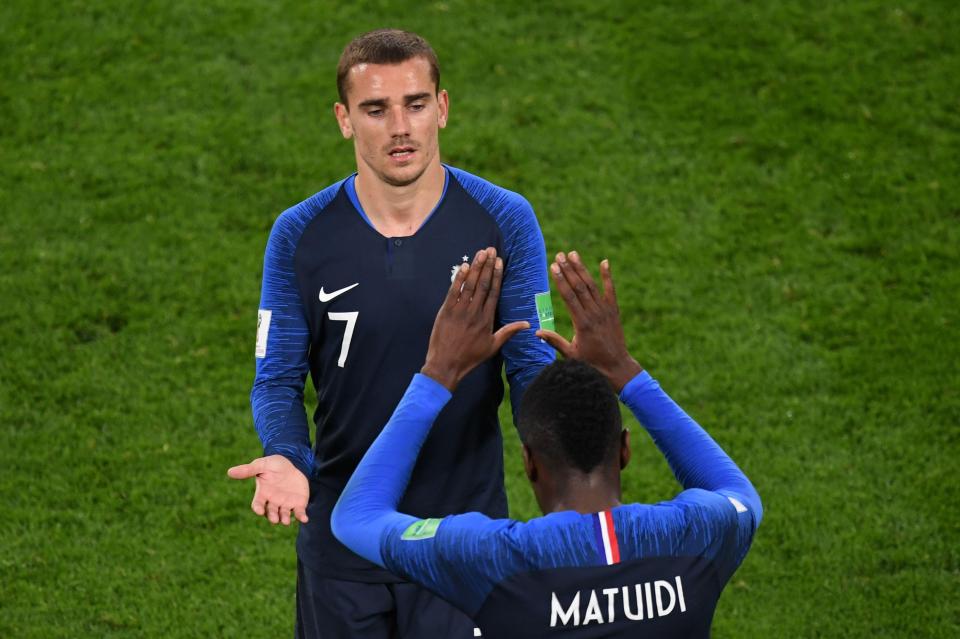  Antoine Griezmann will be hoping to get on the scoresheet against Denmark