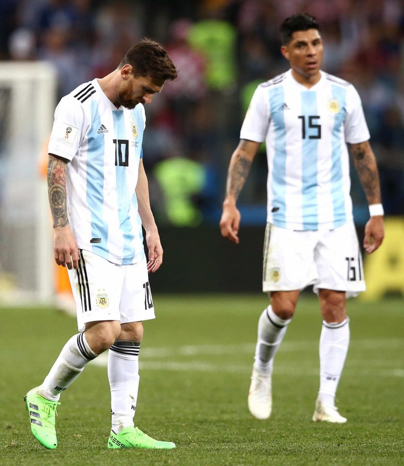  Lionel Messi and Argentina have been the target of much criticism following their 3-0 defeat to Croatia