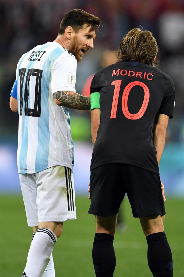  Focus was on Lionel Messi and Argentina but Luka Modric was outstanding for Croatia