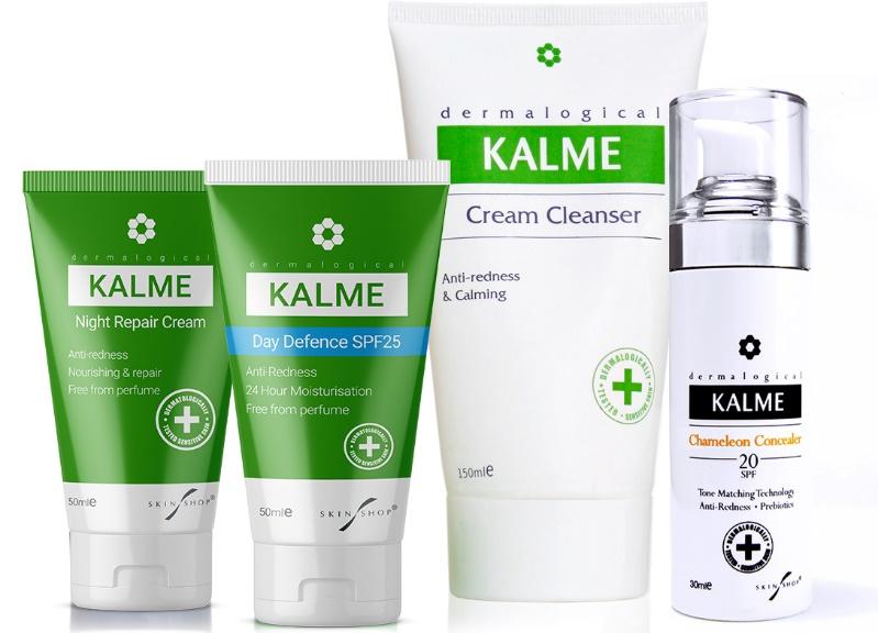  The makers of Kalme cream claim their products reduce redness and swelling by up to 70 per cent