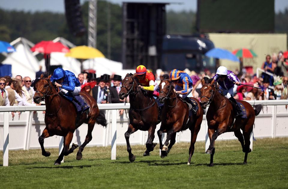  Old Persian bounds away from his rivals in the King Edward VII Stakes