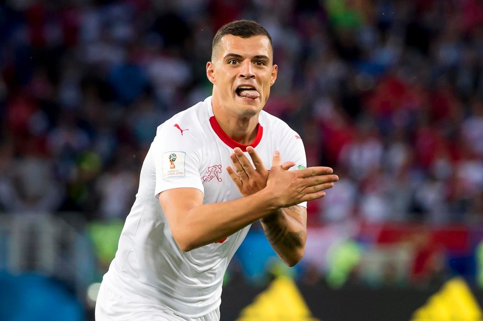 Granit Xhaka was fined for his Albanian Eagle celebration against Serbia