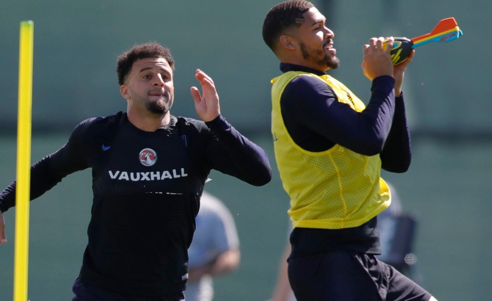 Kyle Walker and Ruben Loftus-Cheek might be left out against Belgium as both England players are on a booking