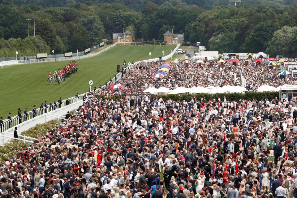  Thousands descended on the Berkshire course for the final day of Ascot