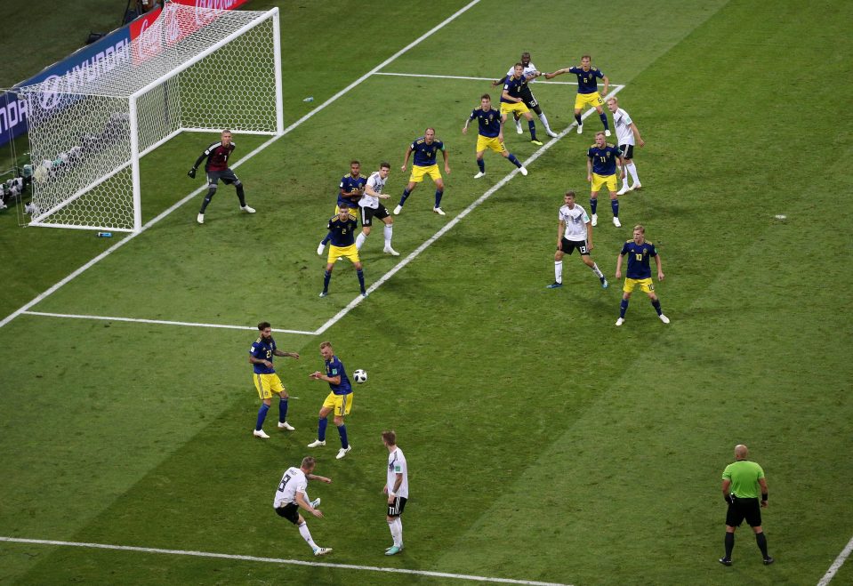  Toni Kroos scored a remarkable 95th minute winner to salvage three massive points for Germany