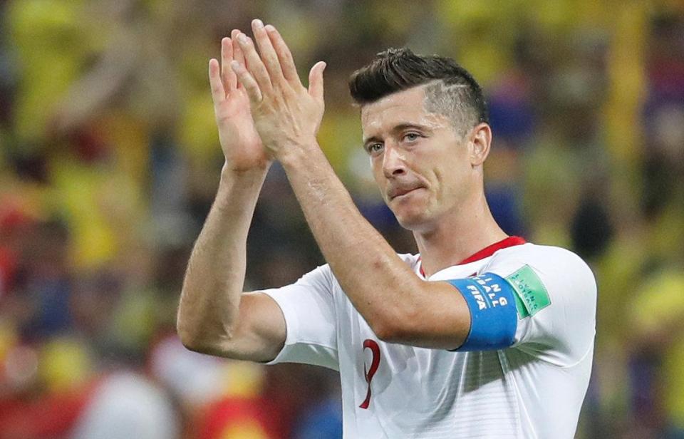  Lewandowski has failed to deliver for the Poles in Russia, with his side losing their opening two matches in Group H